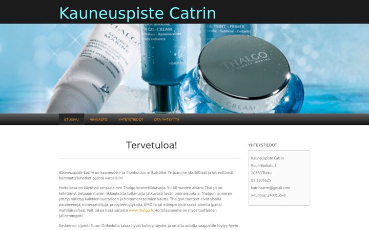 Screenshot of catrin.fi