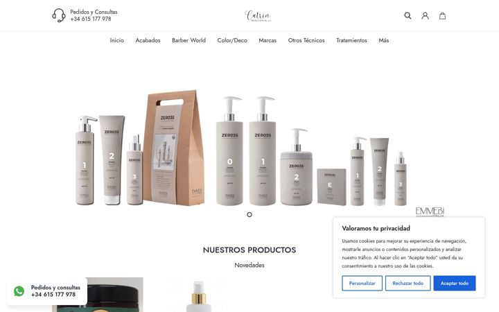 Screenshot of catrinpro.com