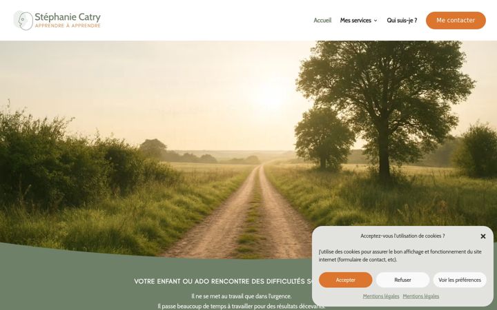 Screenshot van catry-methodo.fr