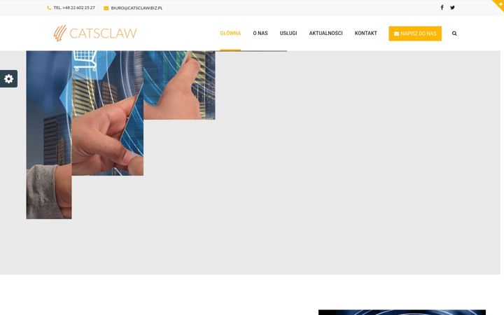 Zrzut ekranu catsclaw.biz.pl