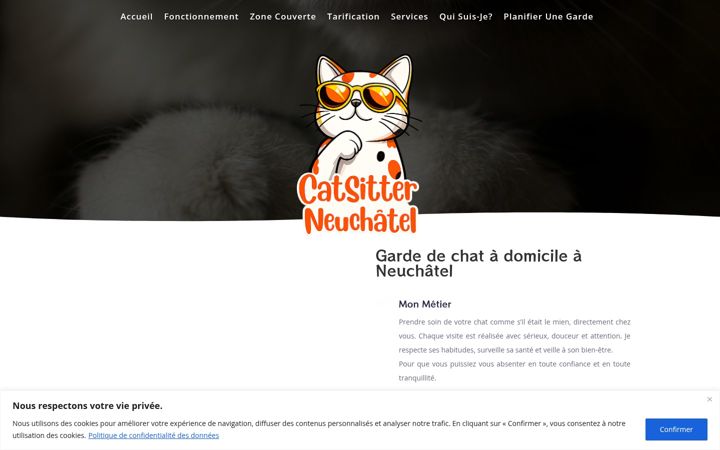Screenshot of catsitter-neuchatel.ch