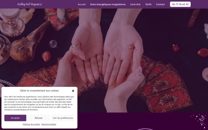Screenshot van catsolvoyance.fr