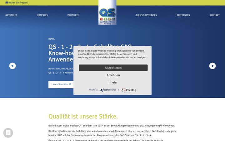 Screenshot of catstuttgart.de