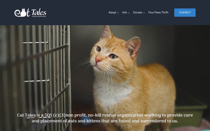 Skærmbillede af cattalesinc.org