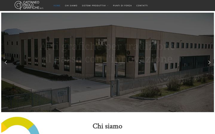 Screenshot of cattaneografiche.it