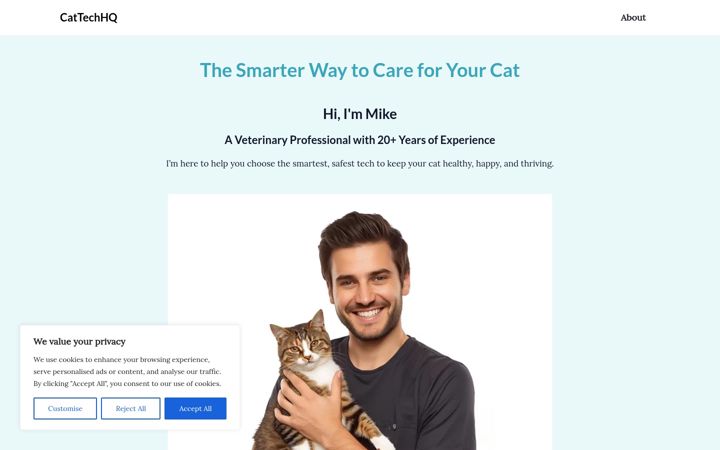 Screenshot of cattechhq.com