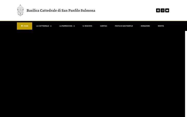 Screenshot of cattedraledisanpanfilo.it