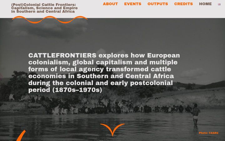 Screenshot of cattlefrontiers.eu