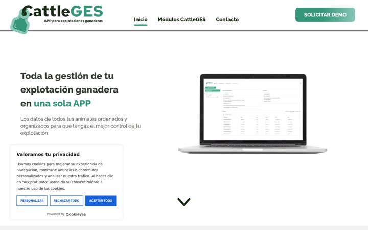 Screenshot of cattleges.es