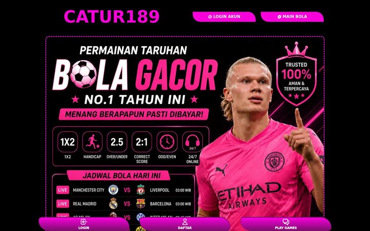 Screenshot of catur189.com
