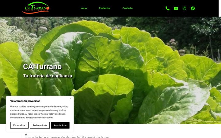 Screenshot of caturrano.com