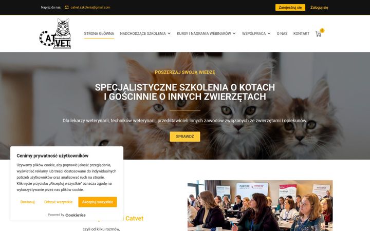 Zrzut ekranu catvet.pl