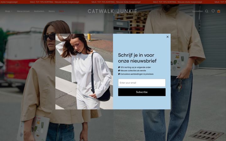 Screenshot of catwalkjunkie.com