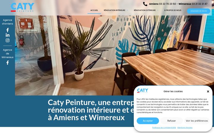 Screenshot of caty-peinture.fr