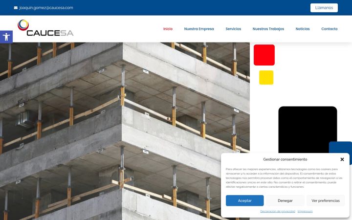Screenshot of caucesa.com
