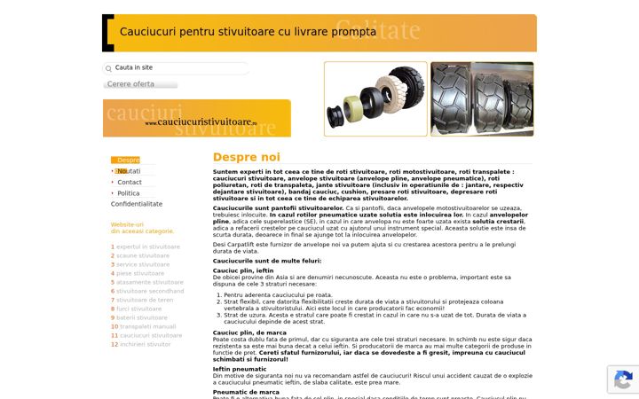 Captura de ecrã de cauciucuristivuitoare.ro
