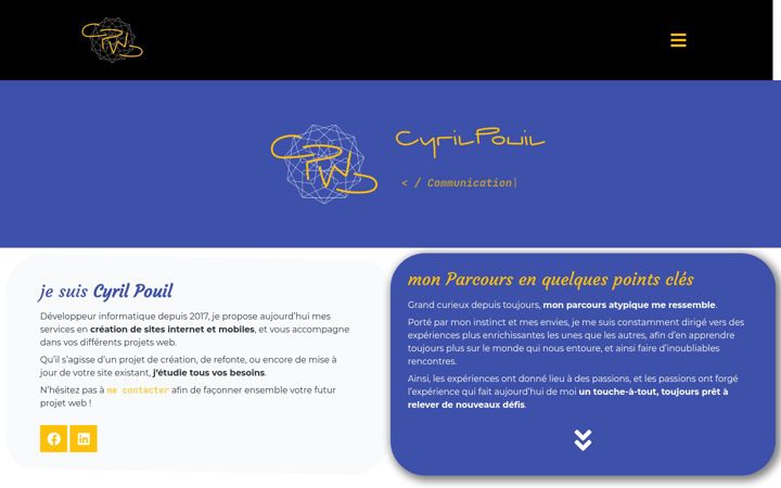 Screenshot of caughtbytheweb.fr