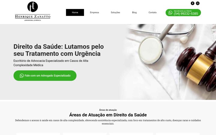 Екранна снимка на causadesaude.com.br
