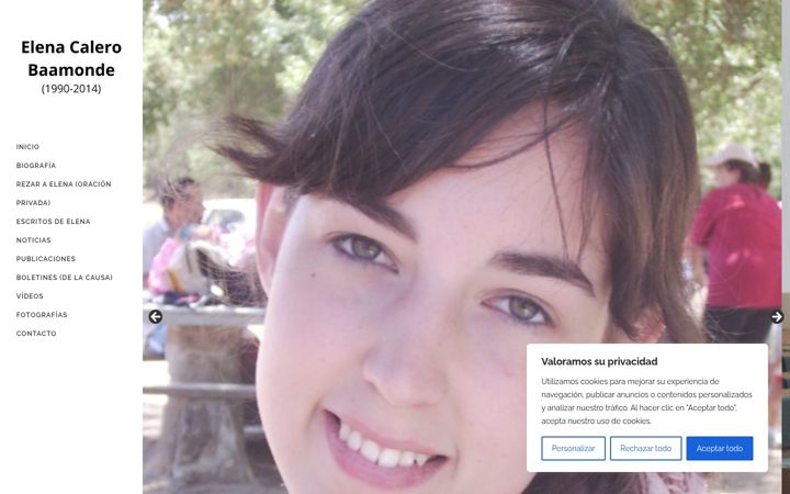 Screenshot of causaelenacalerobaamonde.es