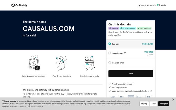 Screenshot of causalus.com