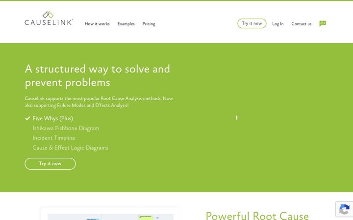 Screenshot of causelink.com