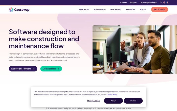 Screenshot of causeway.com