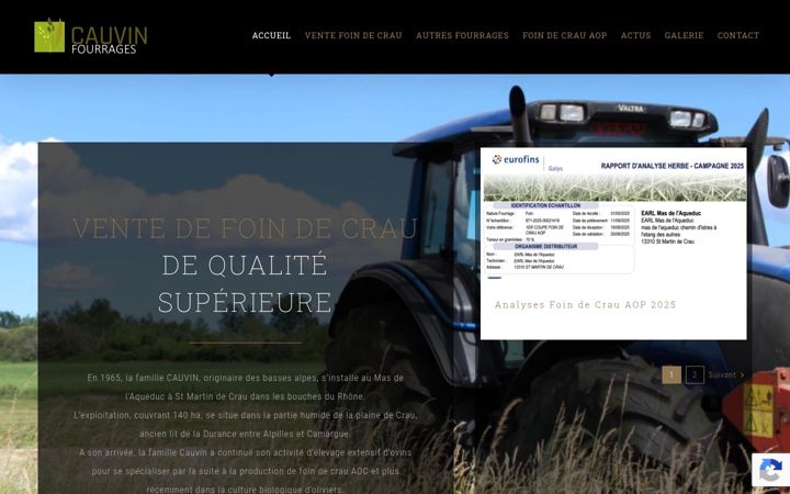 Screenshot van cauvin-fourrages.fr