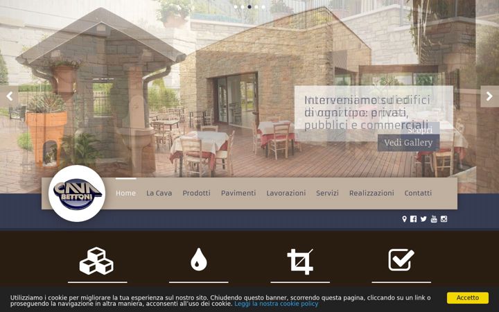 Screenshot of cavabettoni.it