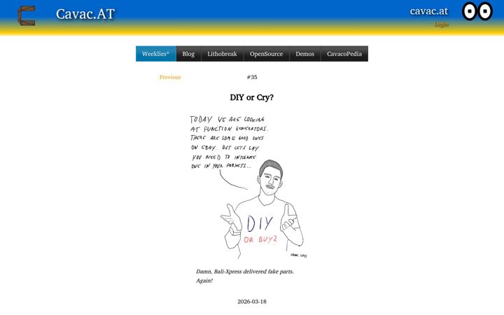 Screenshot of cavac.at