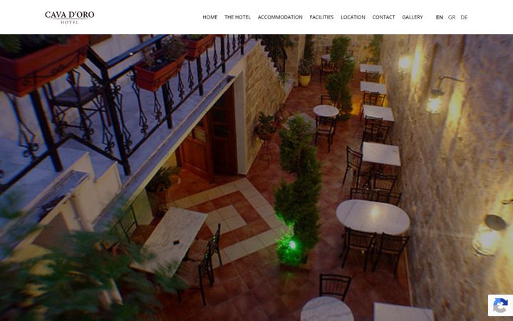 Screenshot of cavadoro.com