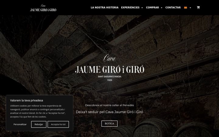 Screenshot of cavagiro.com