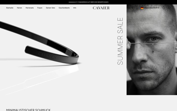 Screenshot of cavaier.de