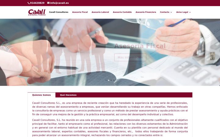 Screenshot of cavall.es