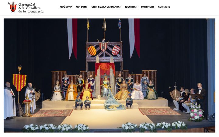 Screenshot of cavallersdelaconquesta.es