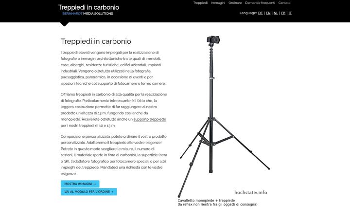 Screenshot of cavalletti-treppiedi.it