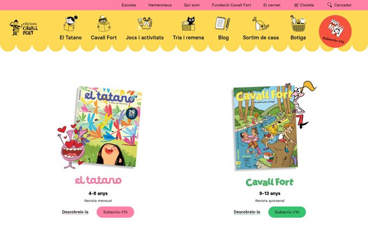 Screenshot of cavallfort.cat