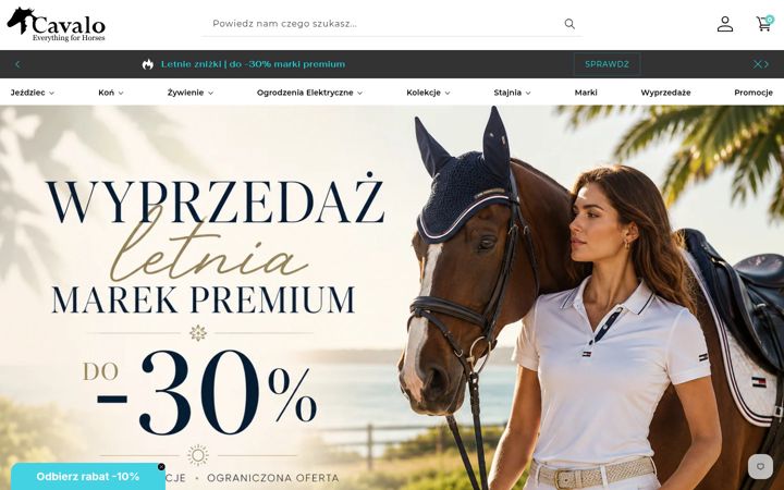 Screenshot of cavalo.pl