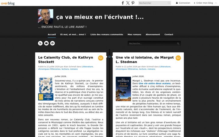 Screenshot of cavamieuxenlecrivant.com