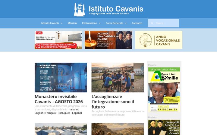 Screenshot of cavanis.org