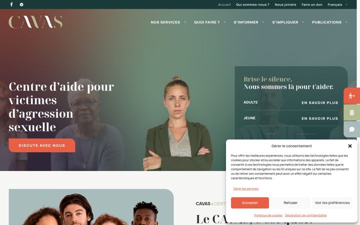 Screenshot of cavas-info.org