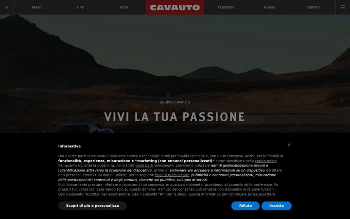 Screenshot of cavauto.com