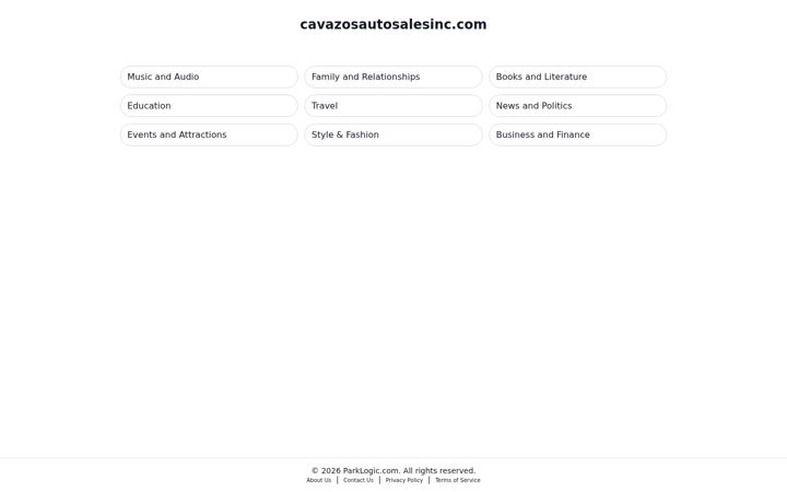 Screenshot of cavazosautosalesinc.com