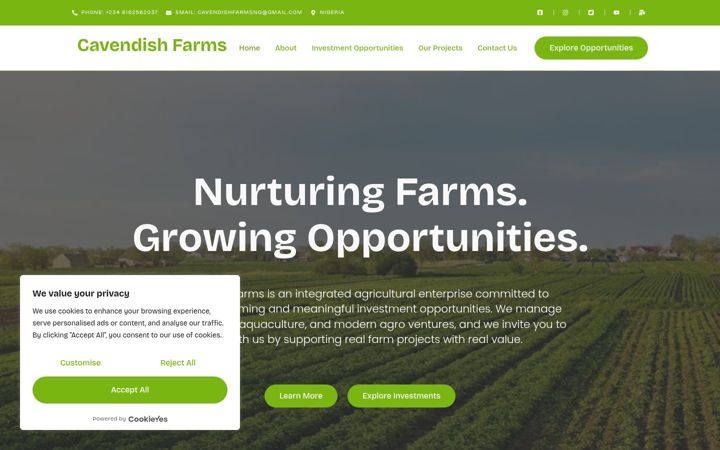 Screenshot of cavendishfarms.org