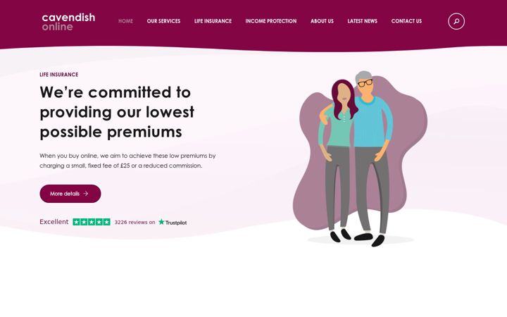 Screenshot of cavendishonline.co.uk