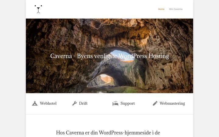 Screenshot of caverna.dk