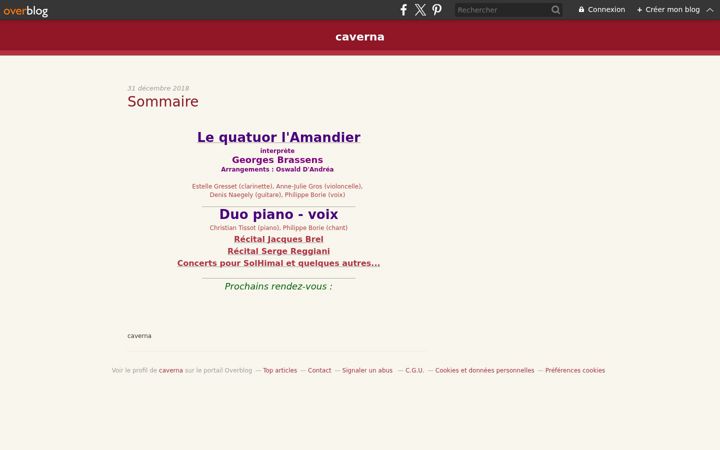 Screenshot of caverna25.com