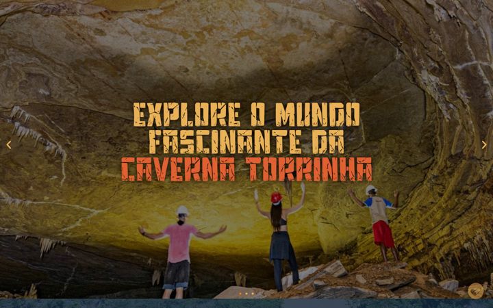 Ekrano kopija cavernatorrinha.com.br