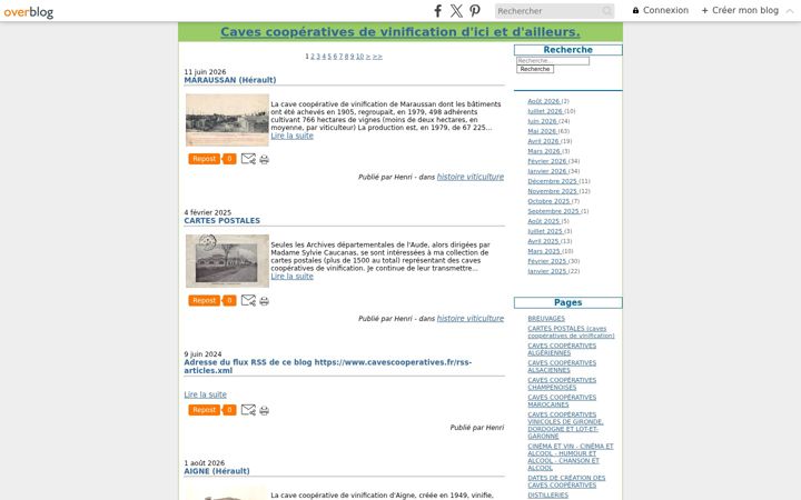 Screenshot του cavescooperatives.fr