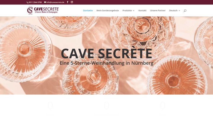 Screenshot of cavesecrete.de