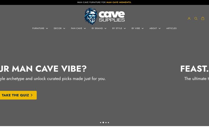 Screenshot of cavesupplies.com